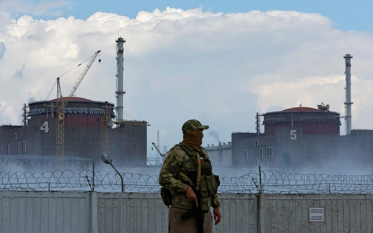 Ο πυρηνικός σταθμός Ζαπορίζια στην Ουκρανία