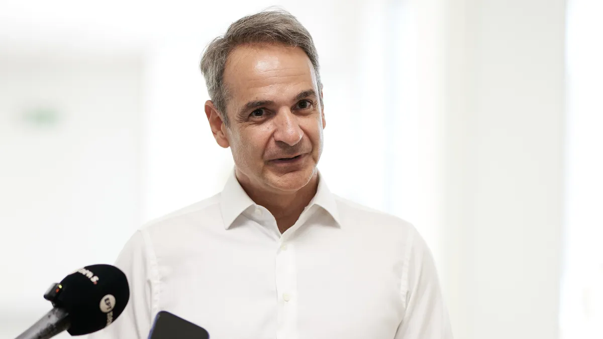 Ο πρωθυπουργός Κυριάκος Μητσοτάκης σε επίσκεψη στην Πιερία