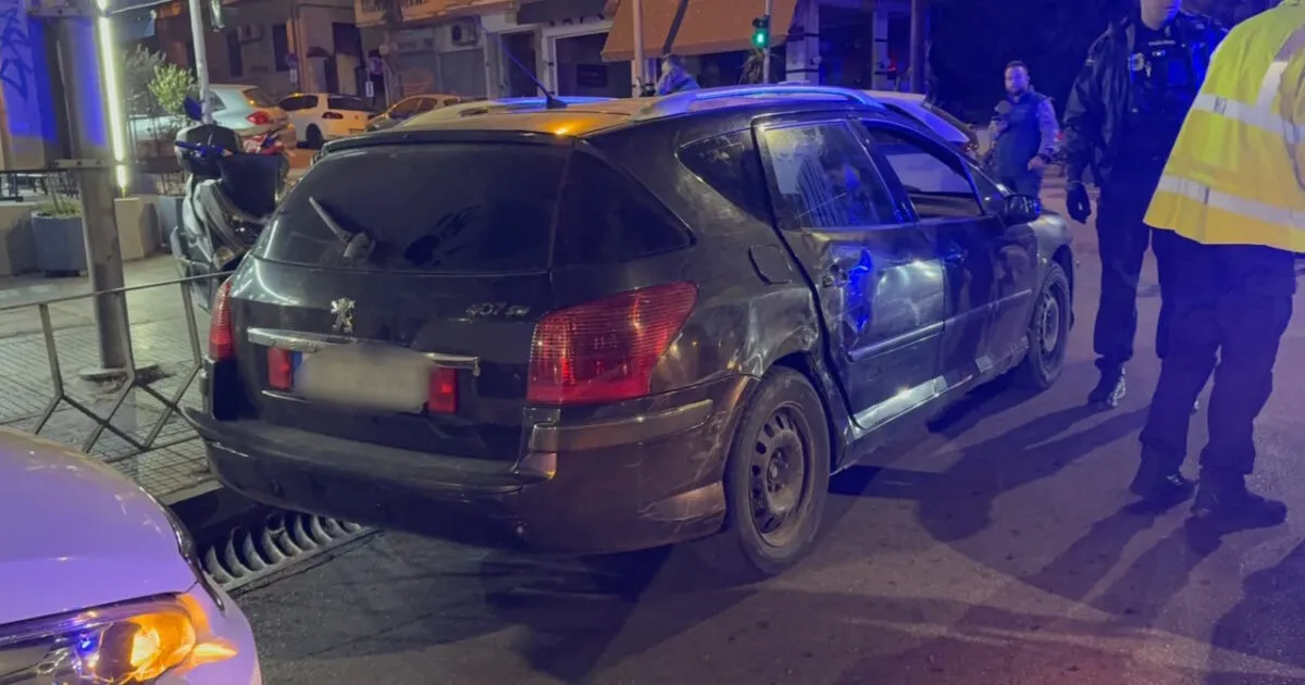 Αστυνομικά οχήματα σε καταδίωξη στο κέντρο Θεσσαλονίκης