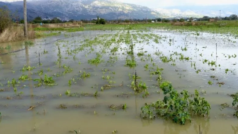 Κατεστραμμένος δρόμος μετά την κακοκαιρία στην Κρήτη