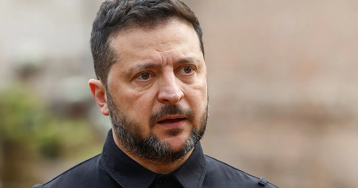 Ο Ζελένσκι μιλά σε δημοσιογράφους στο Πριλούκι