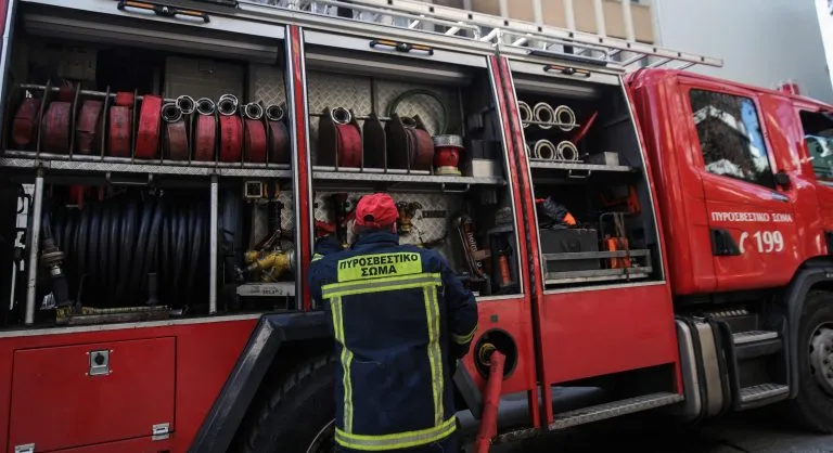 Πυροσβέστες επιχειρούν σε δασική πυρκαγιά στη Μηλίτσα Μεσσηνίας