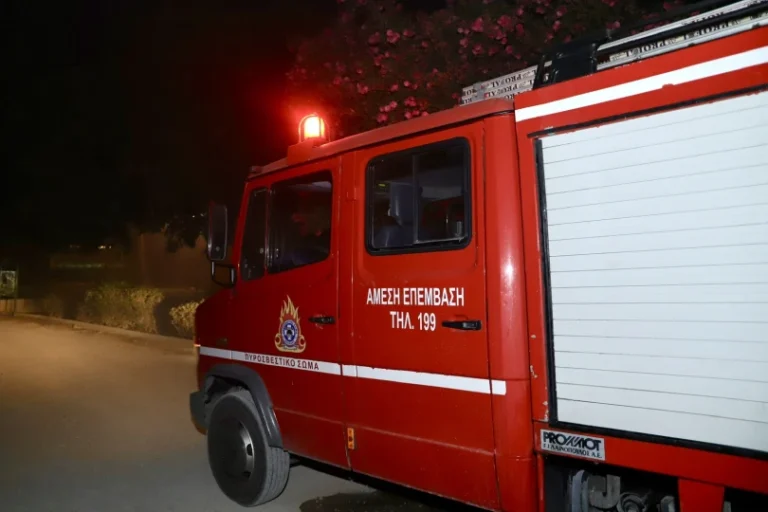 Σημείο τροχαίου δυστυχήματος στον Άγιο Βλάσση Ηρακλείου